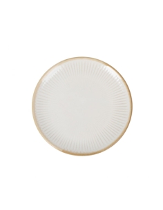 Plato Postre Ceramica - MILKYCREAM - 21,7cm - ( UNIDAD )