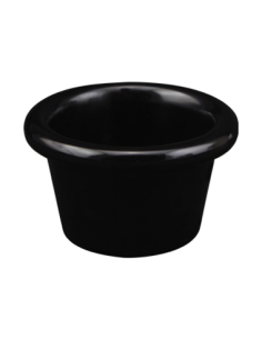 Bowl de Melamina - Negro Brillo - 60cc - Ø 9 cm - ( UNIDAD )