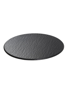 Plato pizza 30 - Negro Mate - Ø30 x1,2cm - Melamina ( UNIDAD )