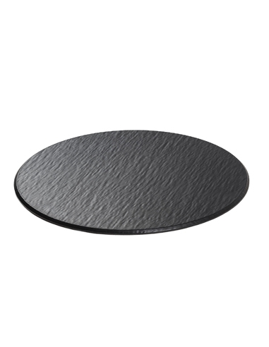 Plato pizza 30 - Negro Mate - Ø30 x1,2cm - Melamina ( UNIDAD )
