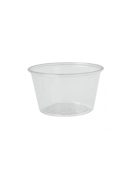Salsera - PET - Transparente - 118 ML - 4OZ  - ( TIRA DE 100 )