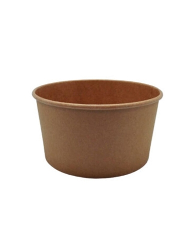 Ensaladera - Carton Kraft - Ø 150 mm - 700 ml - ( TIRA DE 50 )
