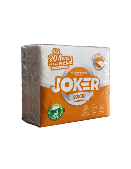 Servilletas - 30x30 - JK - JOKER - 60 Hojas - ( CAJA DE 60 PAQUETES )
