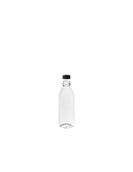 Botellas - PET - Transparentes - 250 ml. - ( CAJA DE 288 )