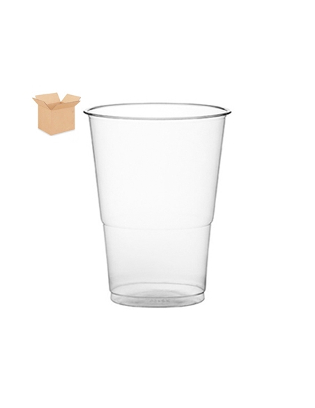 Vasos Plasticos - 330 cc - PP - Transparentes - ZS - ( CAJA DE 40 PAQUETE DE 50 )