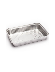 Tarrina Aluminio Rectangular - EDL - 258 x 158 - 1500  cc - ( CAJA DE 500 )
