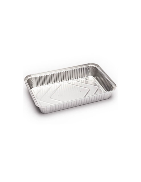 Tarrina Aluminio Rectangular - EDL - 258 x 158 - 1500  cc - ( CAJA DE 500 )