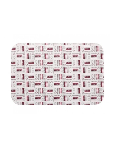 Tapa Envase Aluminio Rectangular - EDL - 290 x 189 - 2200 - ( CAJA DE 500 )