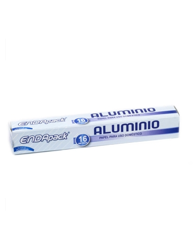Papel Aluminio Domestico - 16 M - ( UNIDAD )