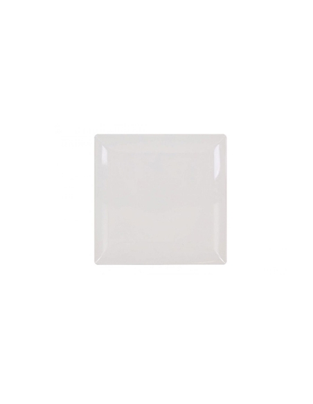 Plato Postre - IVORY - Brillo - 18x18 Cm - ( UNIDAD )