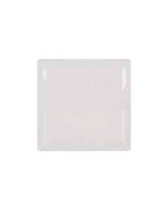 Plato Llano - IVORY - Brillo - 21x21 Cm - ( UNIDAD )