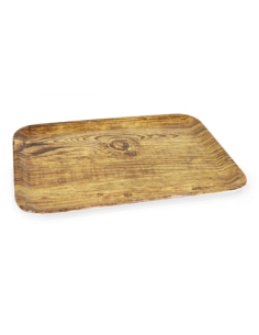 Bandeja Melamina - 42X31CM - Wood - Brillo - ( UNIDAD )