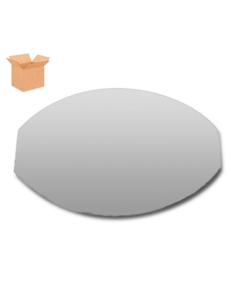 Tapas Tarrinas Aluminio - Ovaladas - 2500 CC - ( CAJA DE 6 PAQUETES DE 100 )