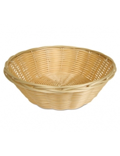 >> Unidad - Cesta - SMX 9009 - Rattan Plastica Redonda - 15 cm