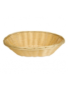 >> Unidad - Cesta - SMX 9001 - Rattan Plastica Oval - 18x13x7 cm