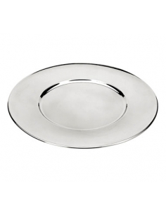 Bajo Plato Acero Inox - Liso - SMX 2550 - 1,2 - 34 cm - ( UNIDAD )