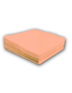 Servilletas - 40x40 - 1/4 - PP - SALMON - 50 Hojas - ( CAJA DE 24 PAQUETES )