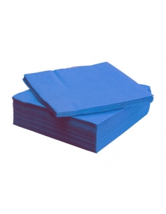 Servilletas 30x30 2c - THREE - Blue Genziana 46 Hojas