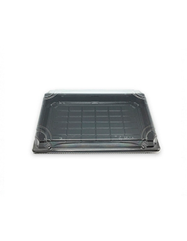 Tarrina Sushi - Base Negra c/ Tapa - N4 - 242x150x33 mm. | Unidad