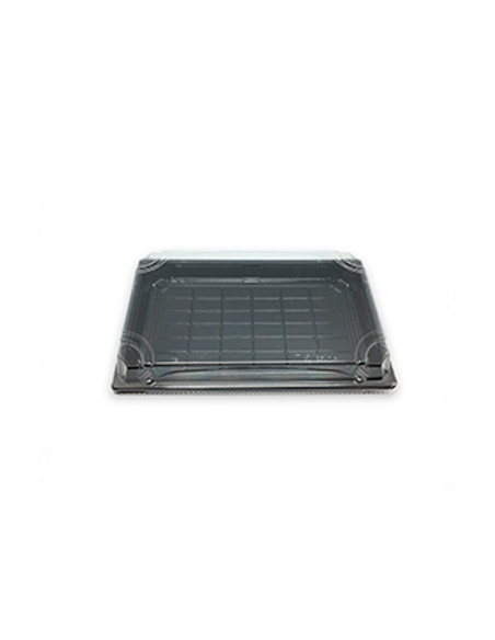 Tarrina Sushi - Base Negra c/ Tapa - N4 - 242x150x33 mm. | Unidad