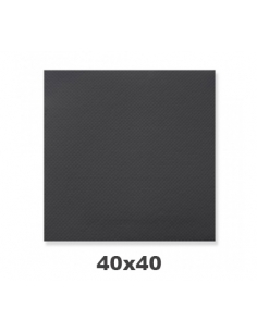 Servilletas 40x40 - MNP -  PP 1/4 - NEGRAS 50u - ( CAJA DE 36 PAQUETES )