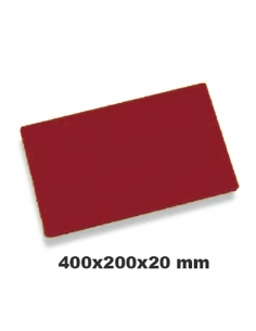 >> Unidad - Tabla Corte 400x200x20 mm - Burdeos