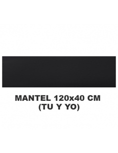 >> Caja de 300 Manteles Cortado - MNP - Polipropileno 40x120 - NEGRO